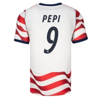 Camiseta Estados Unidos Ricardo Pepi #9 Primera Equipación Replica Mundial 2026 mangas cortas